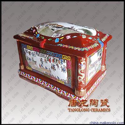 祭祀殯葬陶瓷工藝品骨灰盒